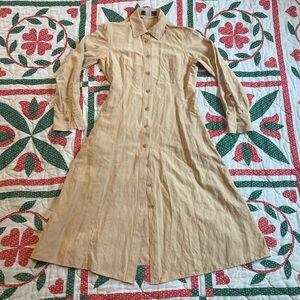 Neutral Shirt Dress